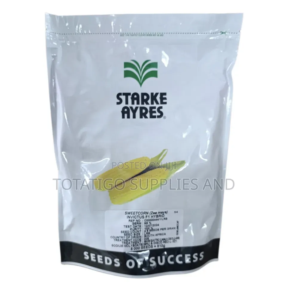 Sweetcorn Hybrid F1 Seeds-810g