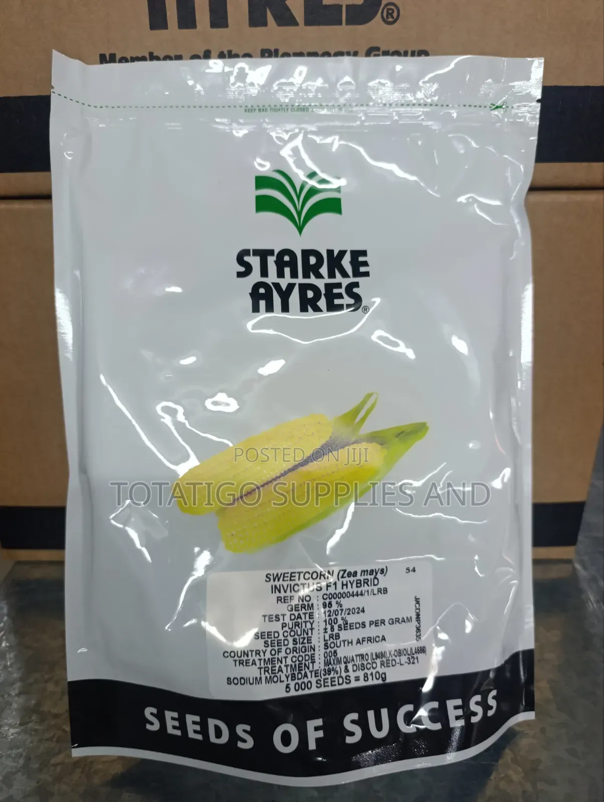 Sweetcorn Hybrid F1 Seeds-810g