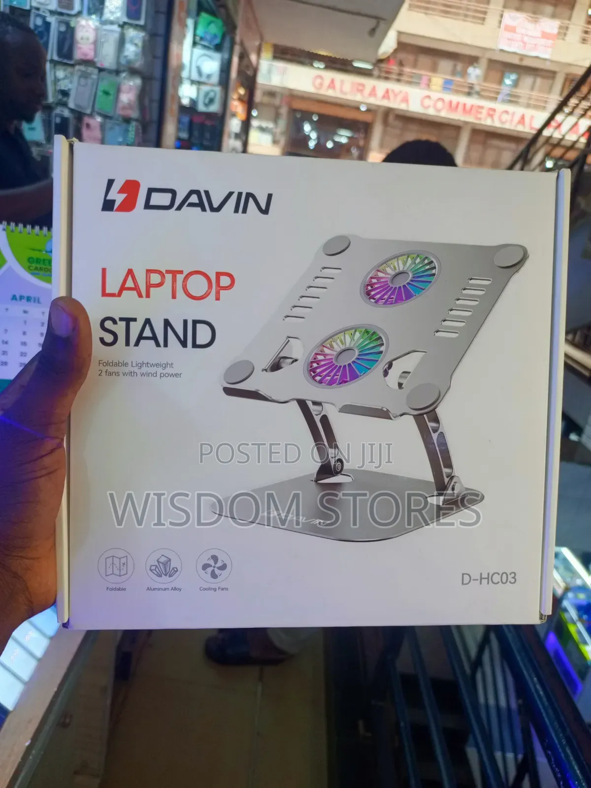 Aluminum Laptop Stand V4.0 for Desk With Cooling Fans