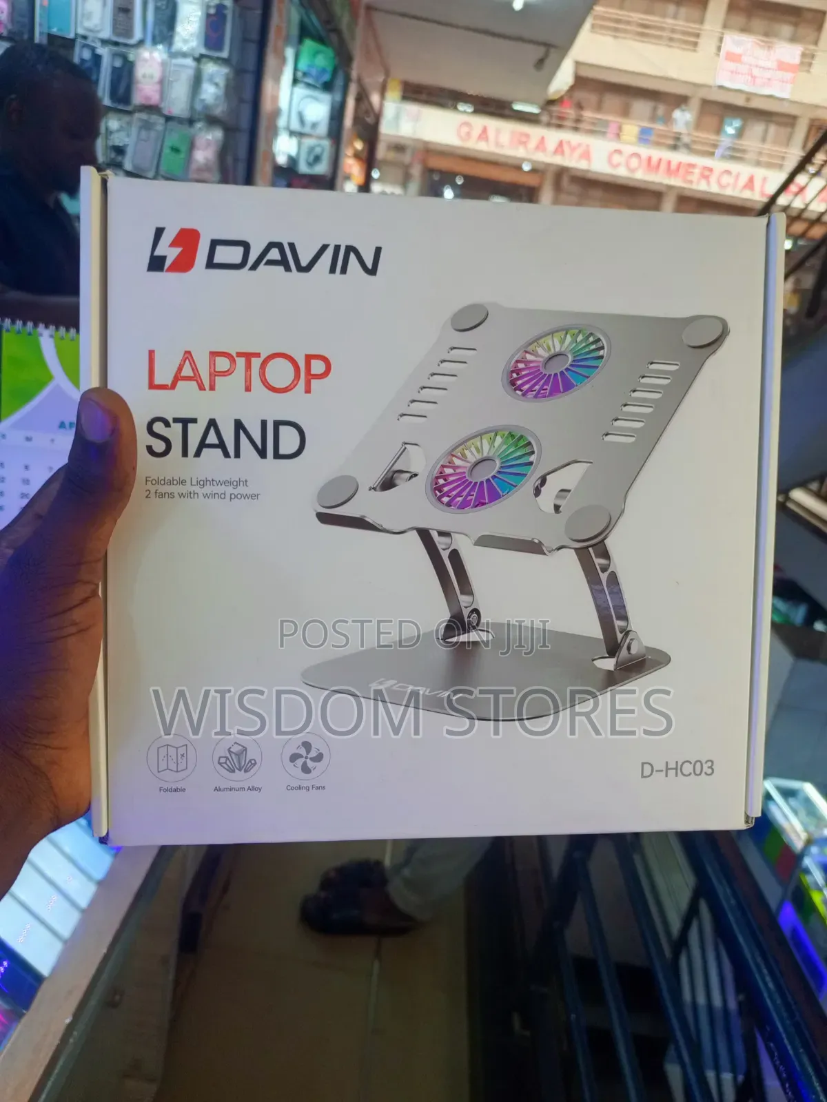 Aluminum Laptop Stand V4.0 for Desk With Cooling Fans