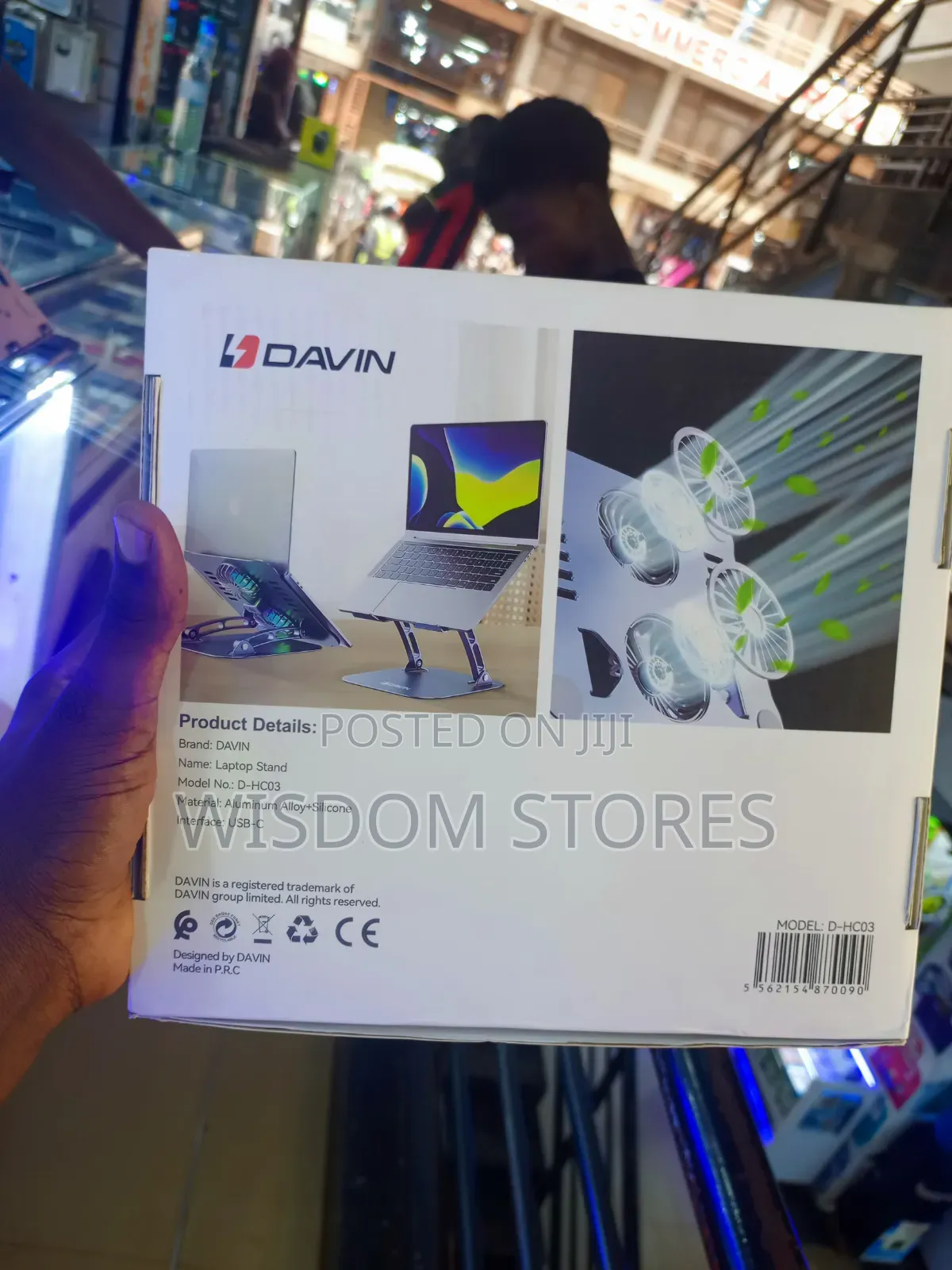 Aluminum Laptop Stand V4.0 for Desk With Cooling Fans