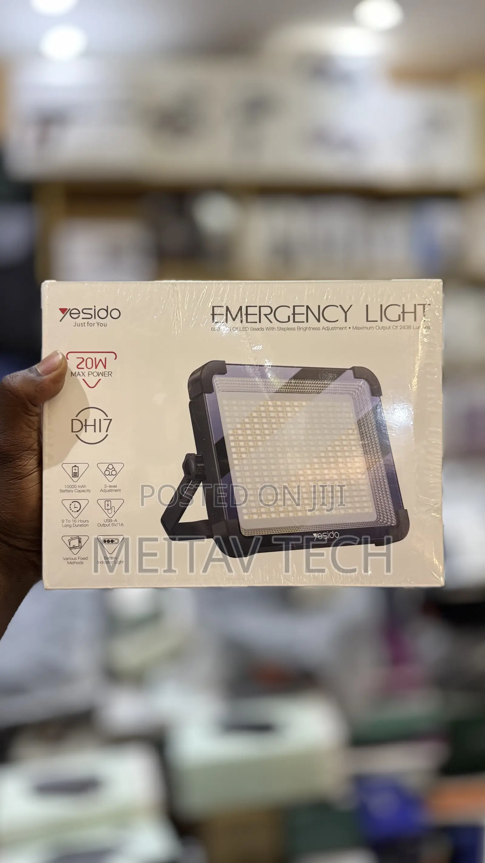 Yesido Outdoor Floodlight Emergency Light