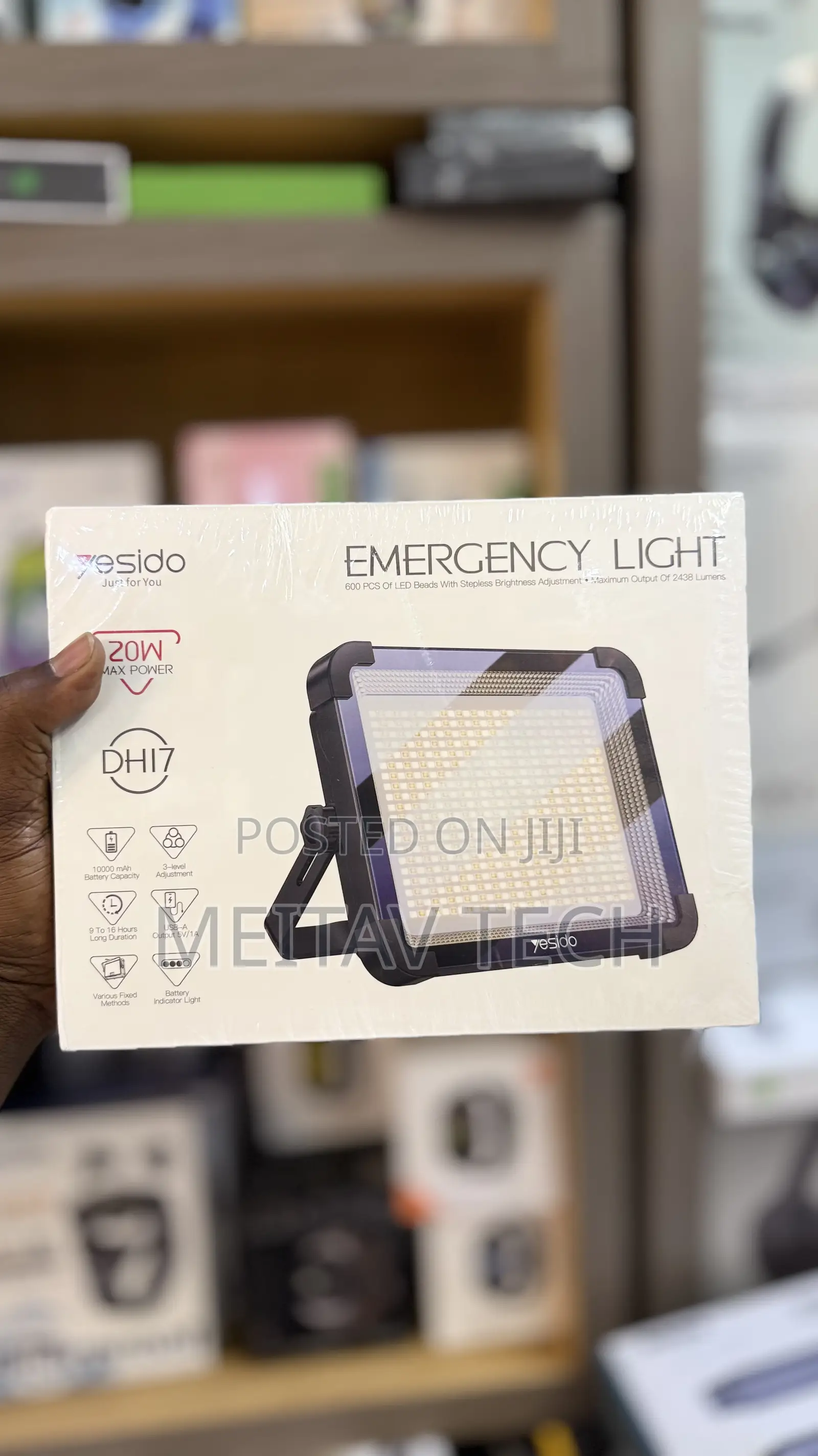 Yesido Outdoor Floodlight Emergency Light