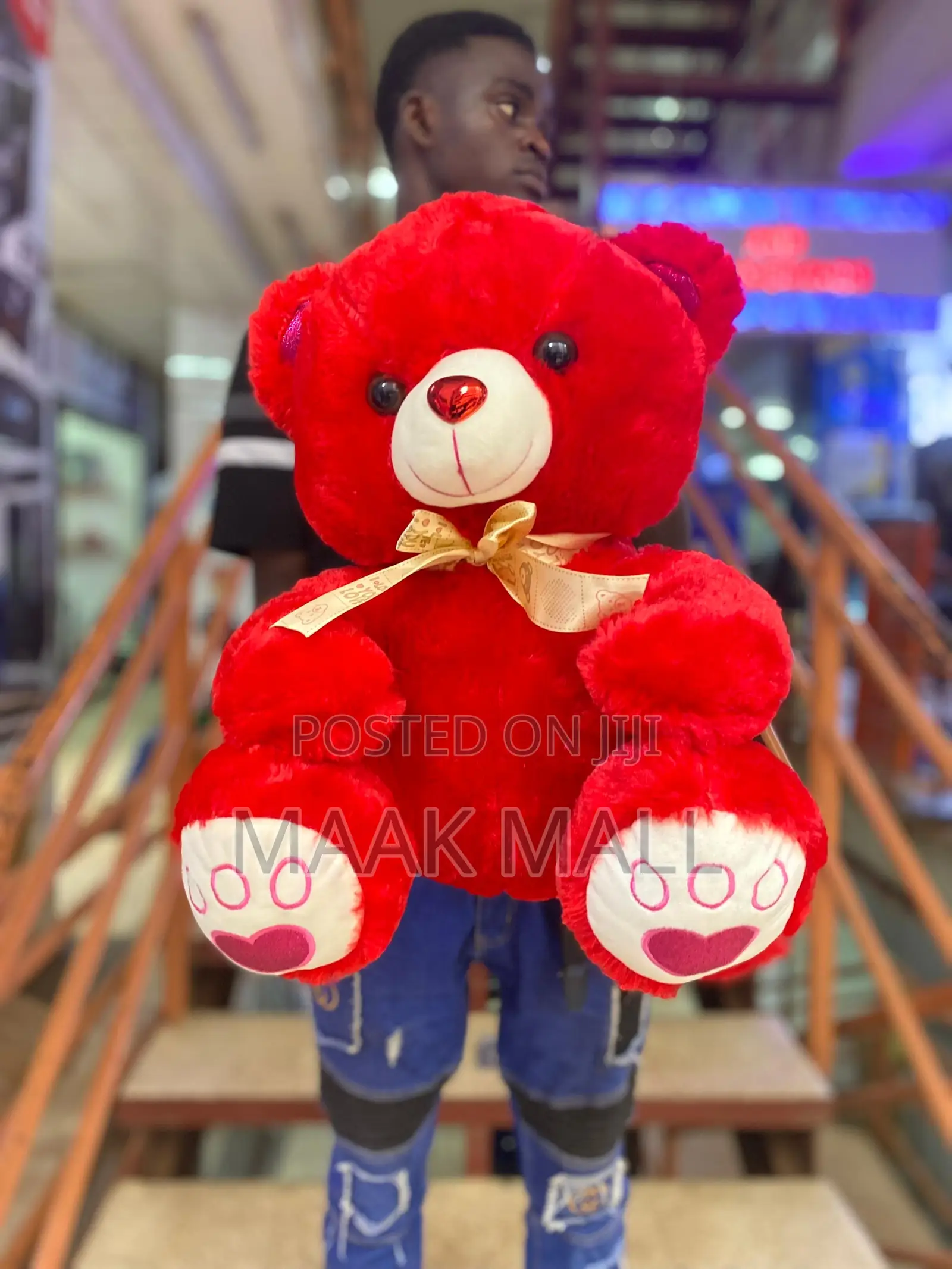 Red Teddy Bear 80cm