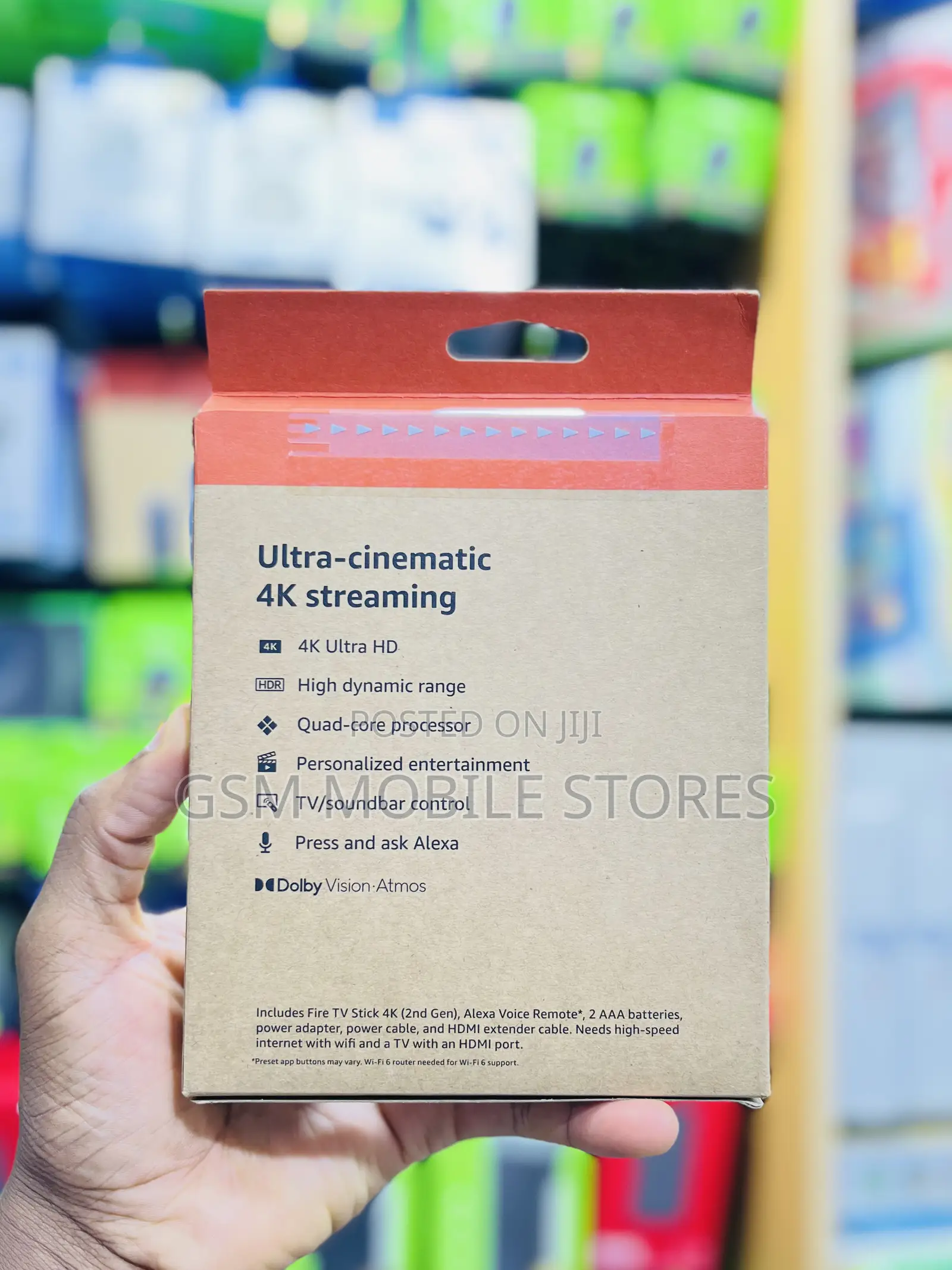 Amazon Fire Tv Stick (8gb, Wi-Fi 6) – Ultra Hd Smart Streaming