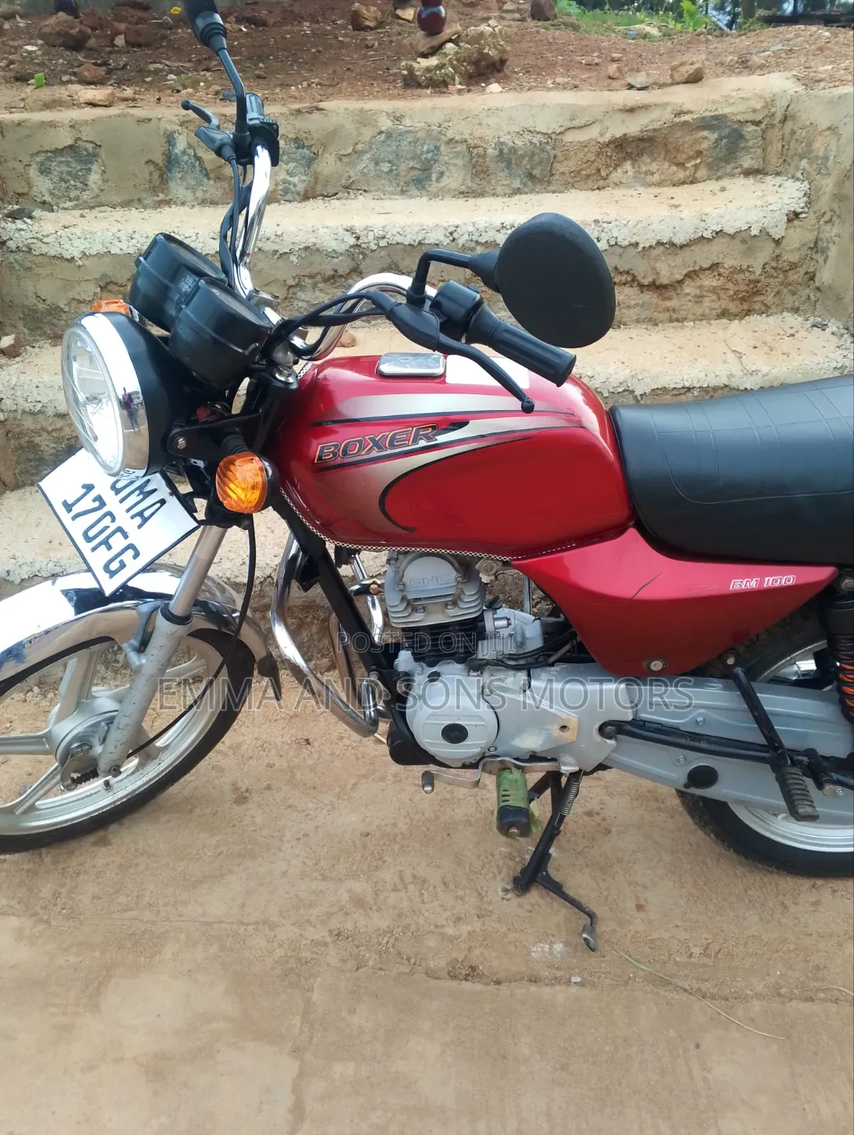 Bajaj Boxer 100 2025 Red