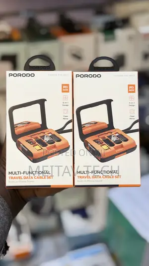 Porodo 6in1 Multifunctional Cable Kit