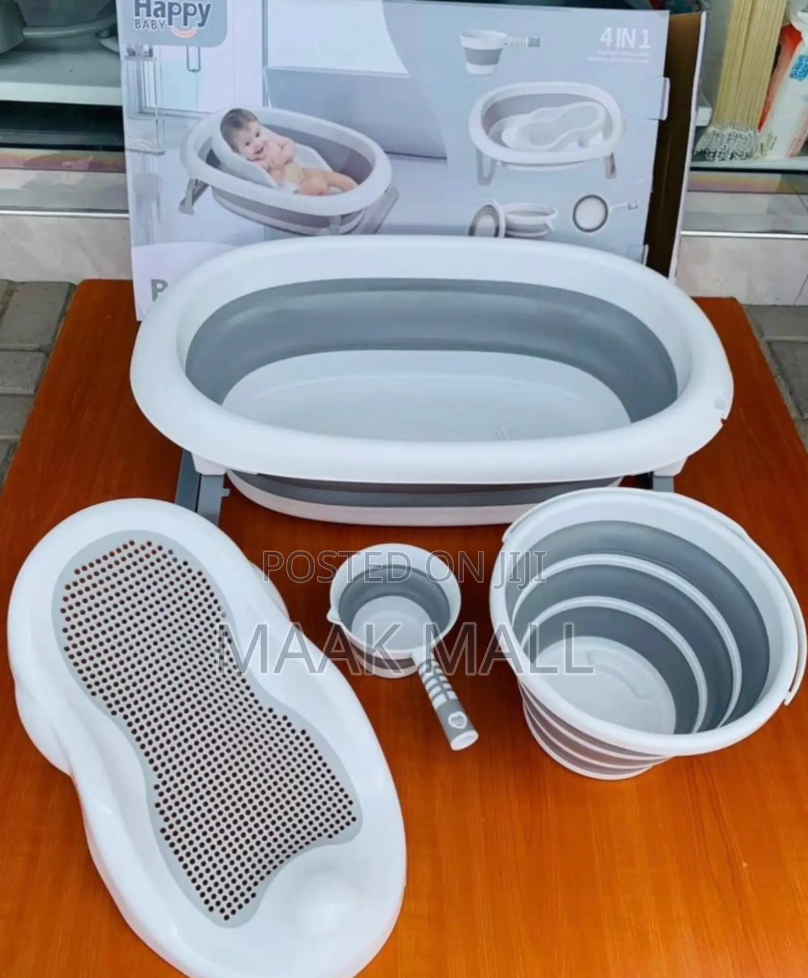 Foldable Baby Bath Tub / Basin 4 Pieces