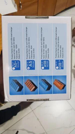 20-Port Usb Charger Station for Simultaneously Charging Multiple
