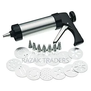 Cookie Press and Icing Set- Silver