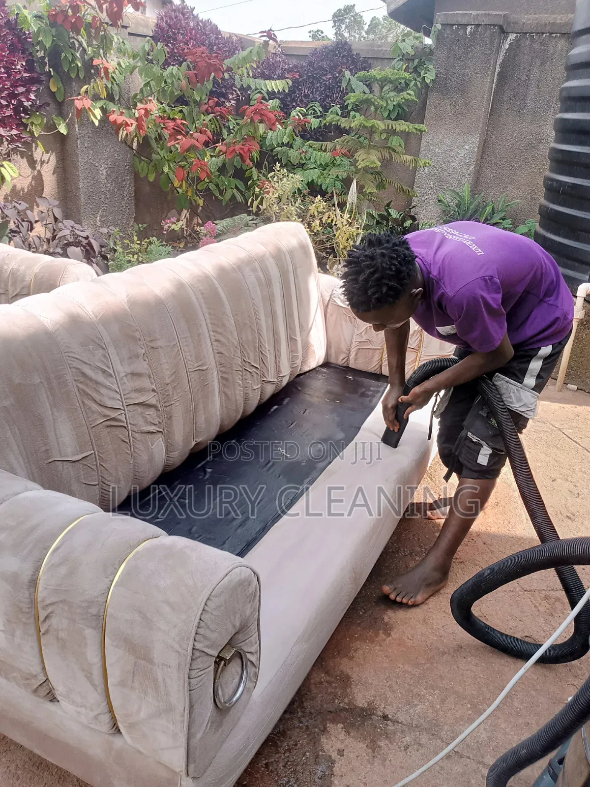 Sofa Set Cleaning in Akright Entebbe