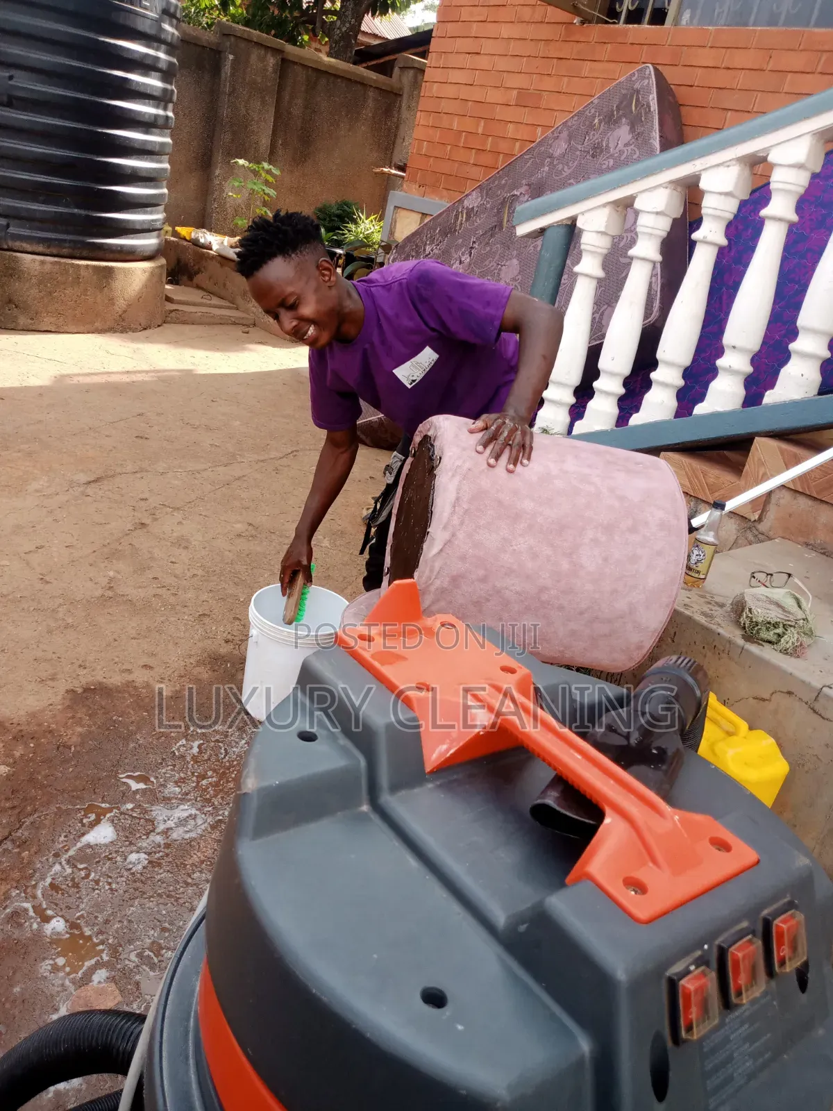 Sofa Set Cleaning in Akright Entebbe