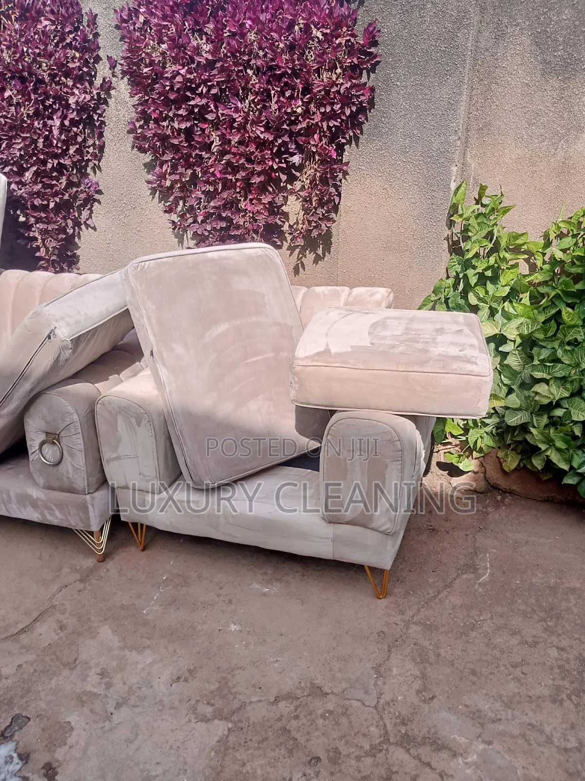 Sofa Set Cleaning in Akright Entebbe