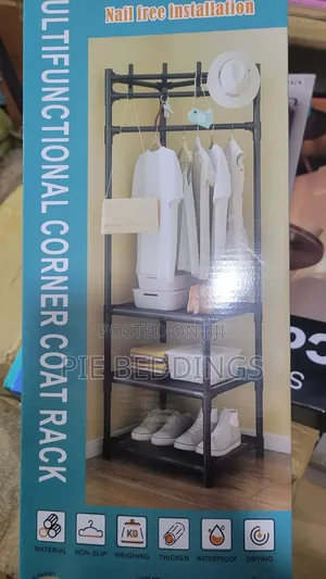 Multifunctional Corner Coat Rack/ Clothes Rack