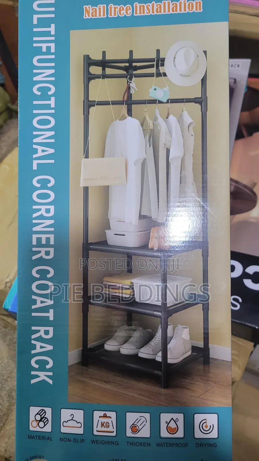 Multifunctional Corner Coat Rack/ Clothes Rack