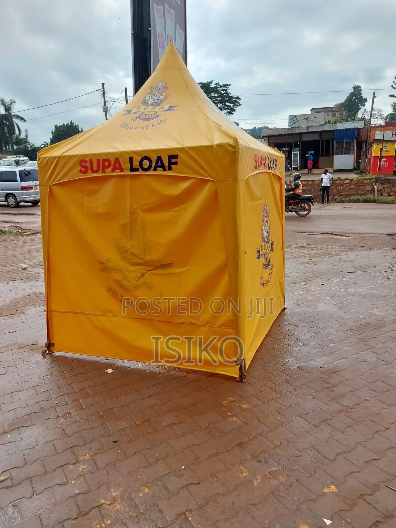 2m by 2m Yellow Tent