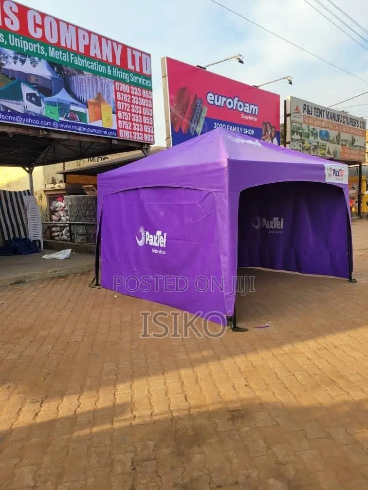 3m by 3m Purple Gazebo Tent