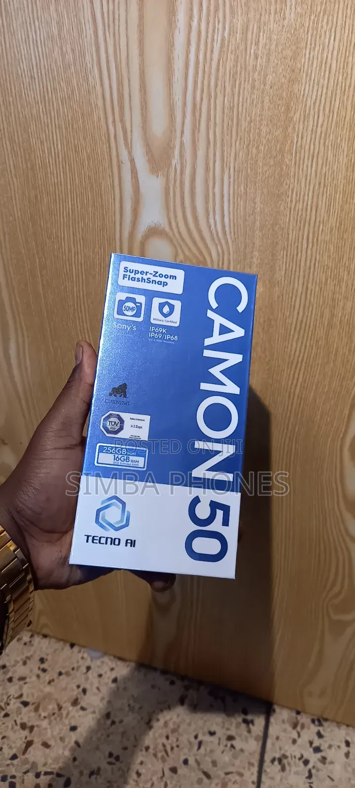 New Tecno Camon 50 256 GB Bronze