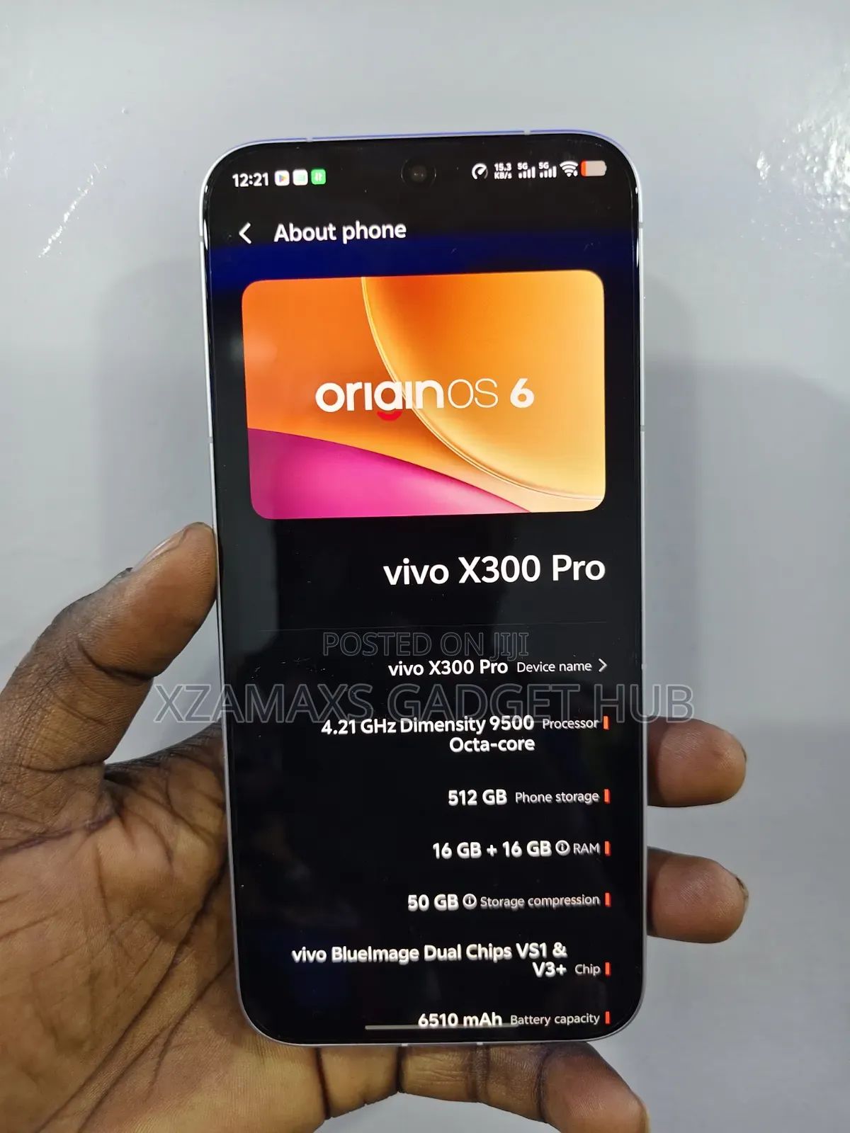 New Vivo X300 Pro 512 GB Black