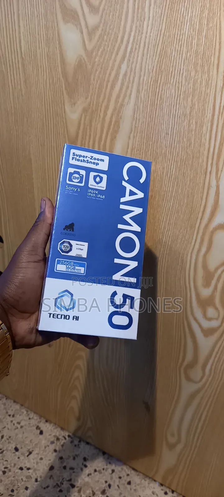 New Tecno Camon 50 256 GB Gray