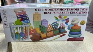 6 in 1 Montessori Baby Play Set