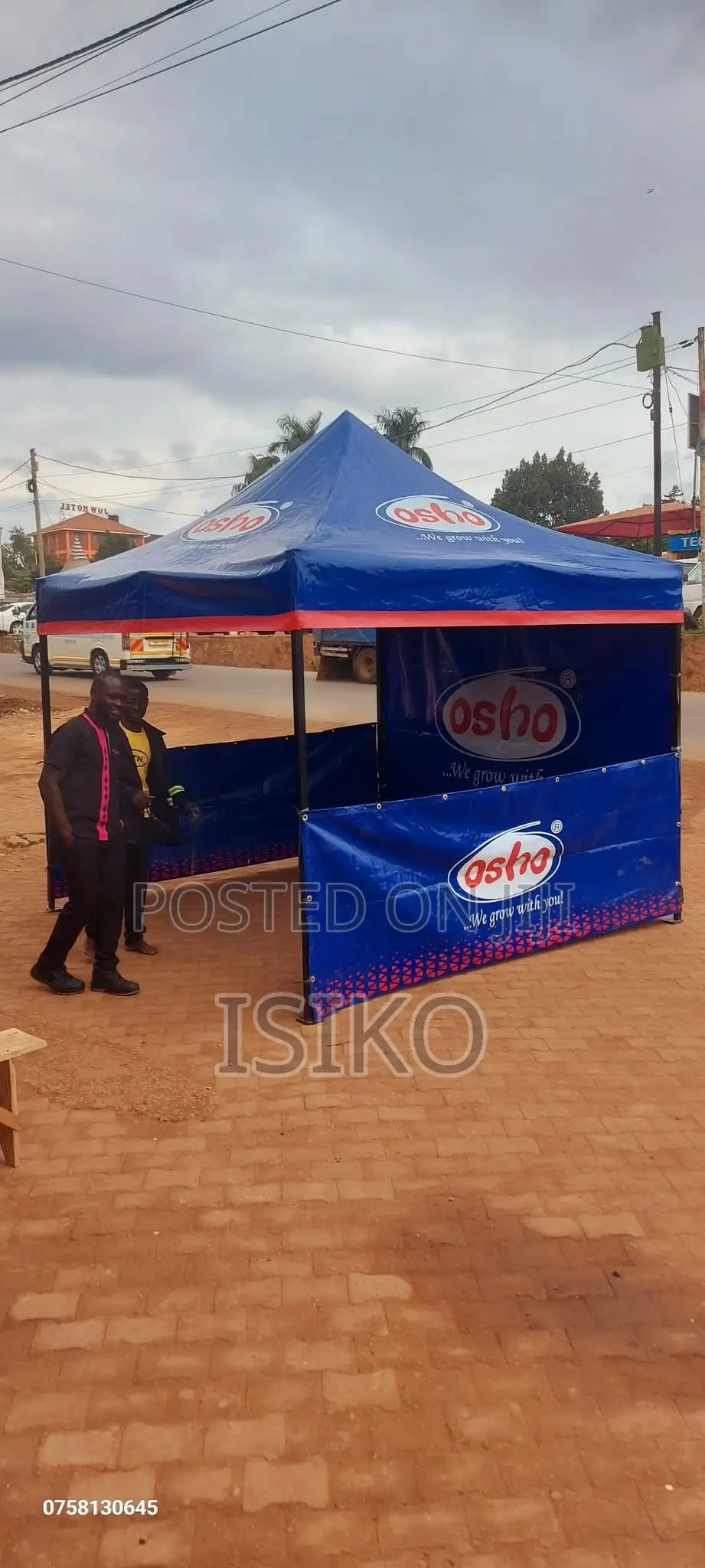 3m by 3m Pepsi Blue Tent