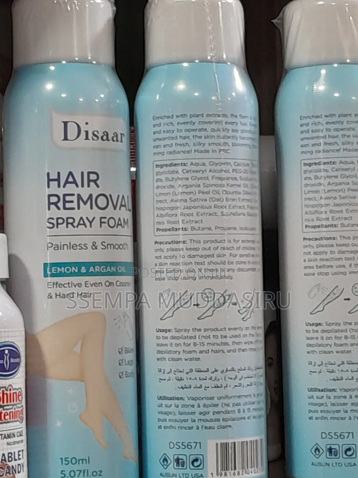 Dissar Hair Removal Spray Foam 150 MLS