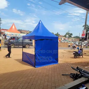 6.5ft by 6.5ft Blue Exhibition Tent