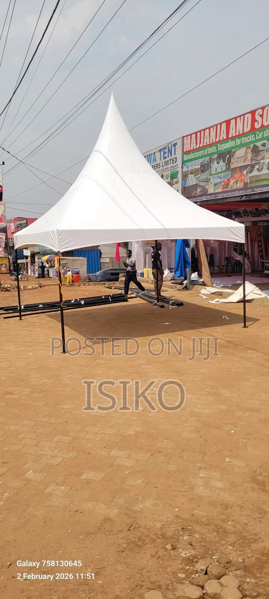 Pure White 50 Seater Party Tent