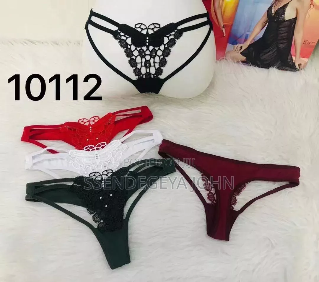 Finetoo Branded Cotton Thong Panties for Women