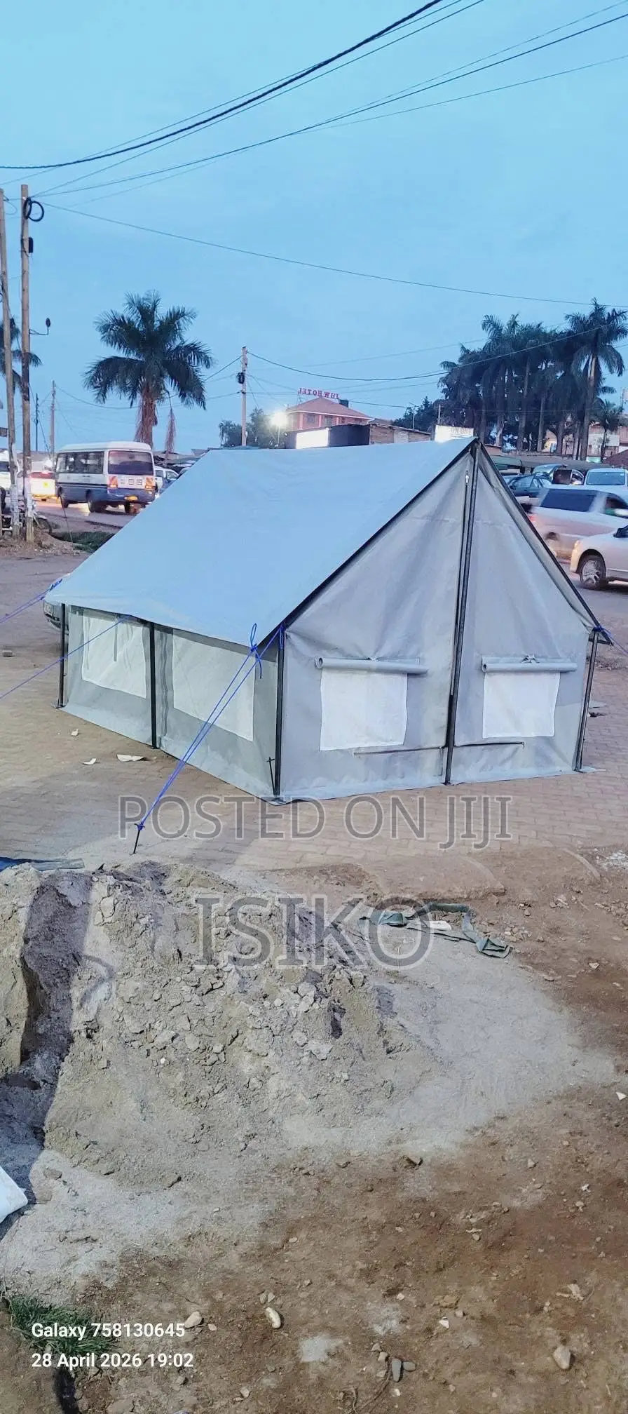 Grey Camping Tent