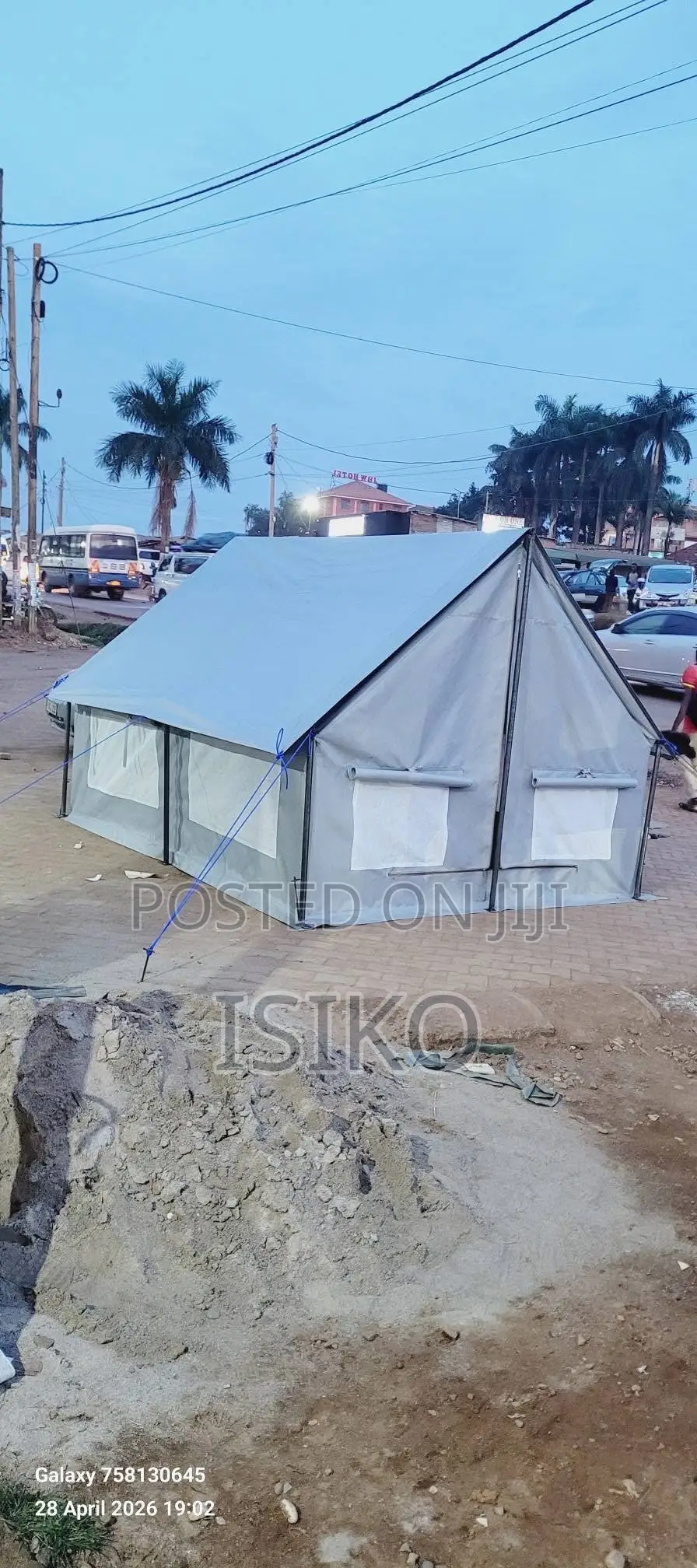 Grey Camping Tent