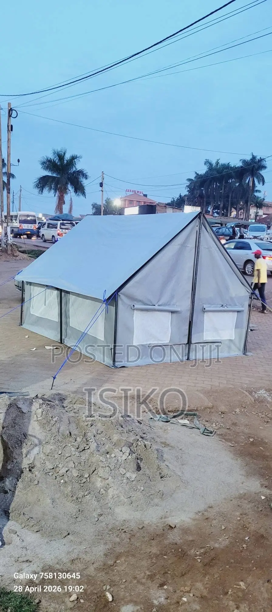 Grey Camping Tent