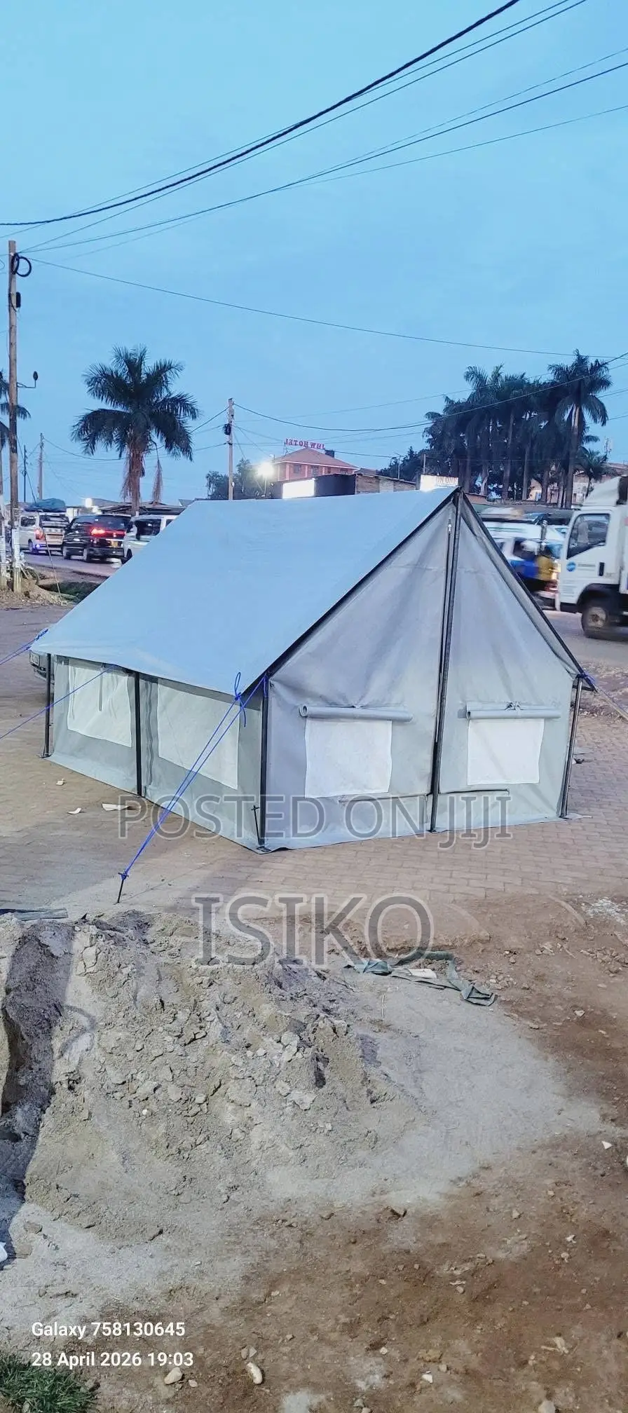 Grey Camping Tent