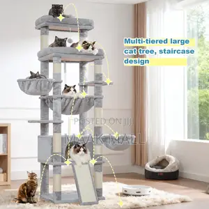 Cat Tree Tower, Scratching Posts With Extra Large Platform