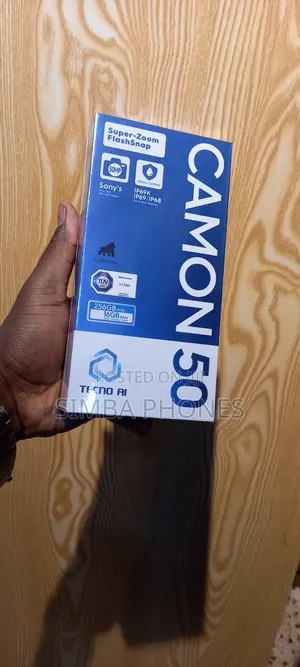 New Tecno Camon 50 256 GB White