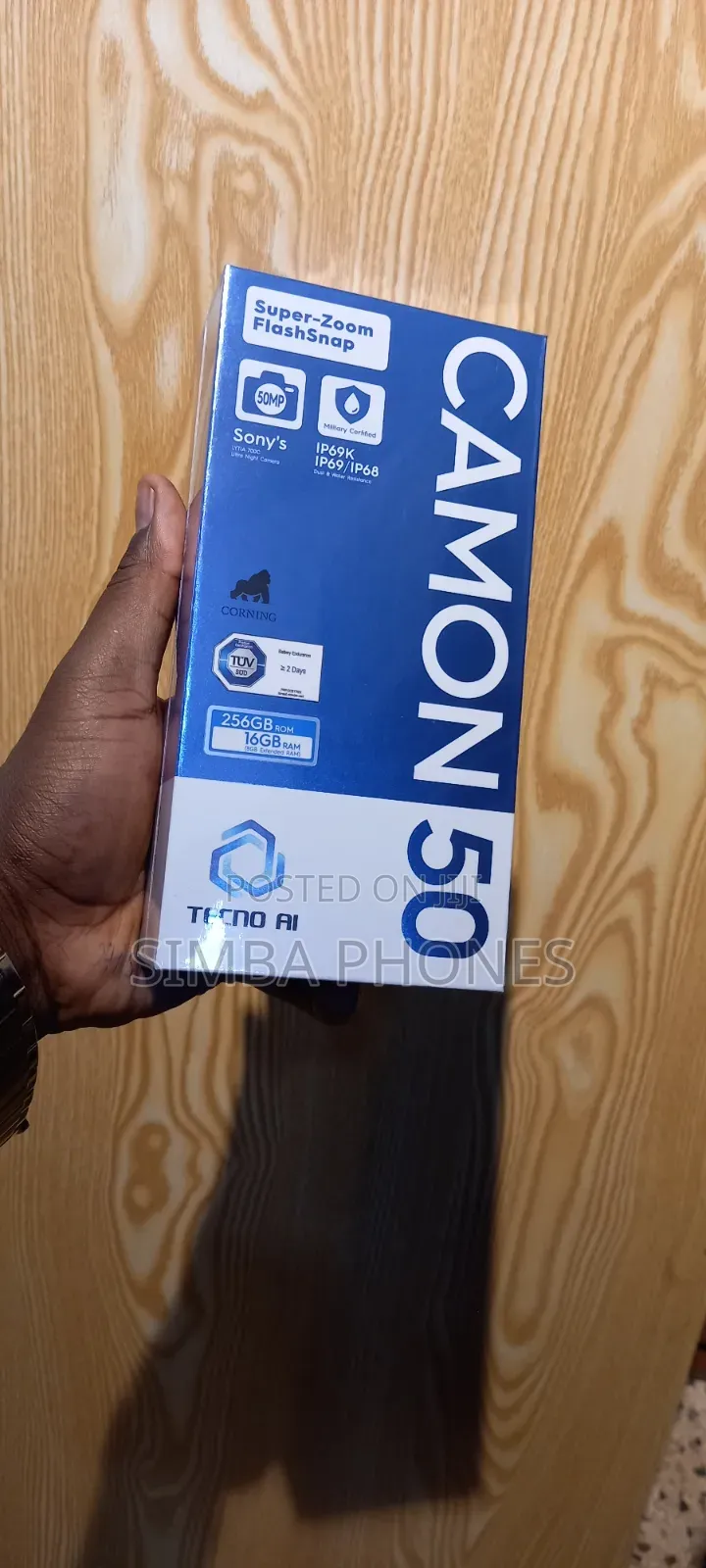 New Tecno Camon 50 256 GB White