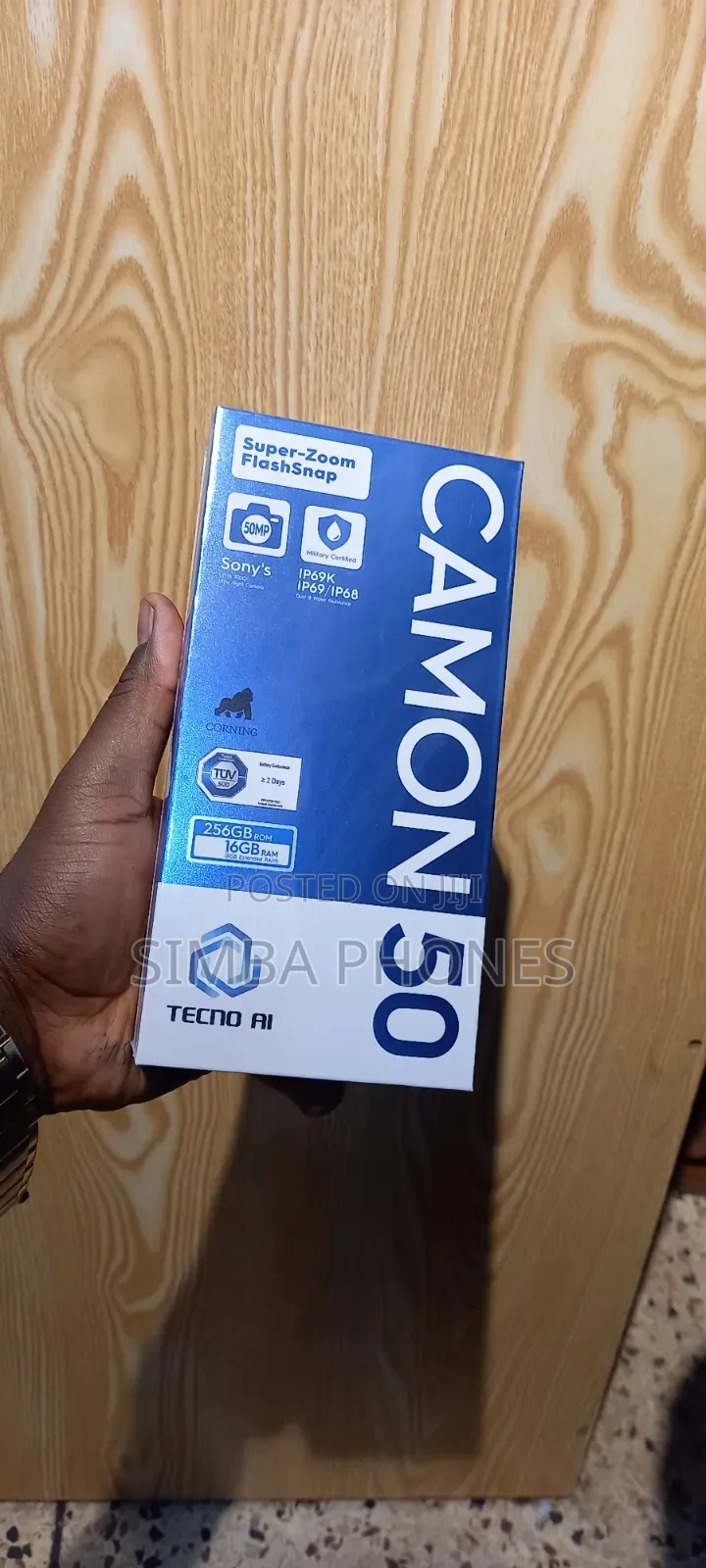 New Tecno Camon 50 256 GB White