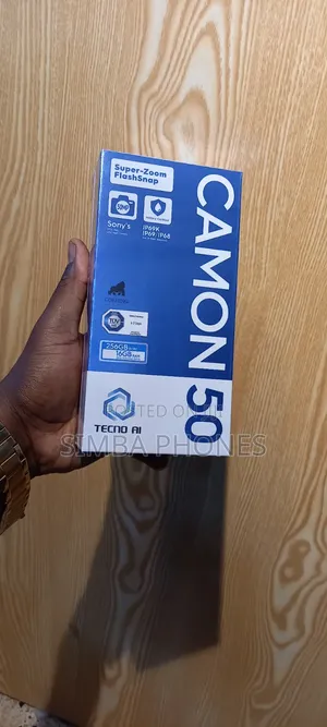 New Tecno Camon 50 256 GB Silver