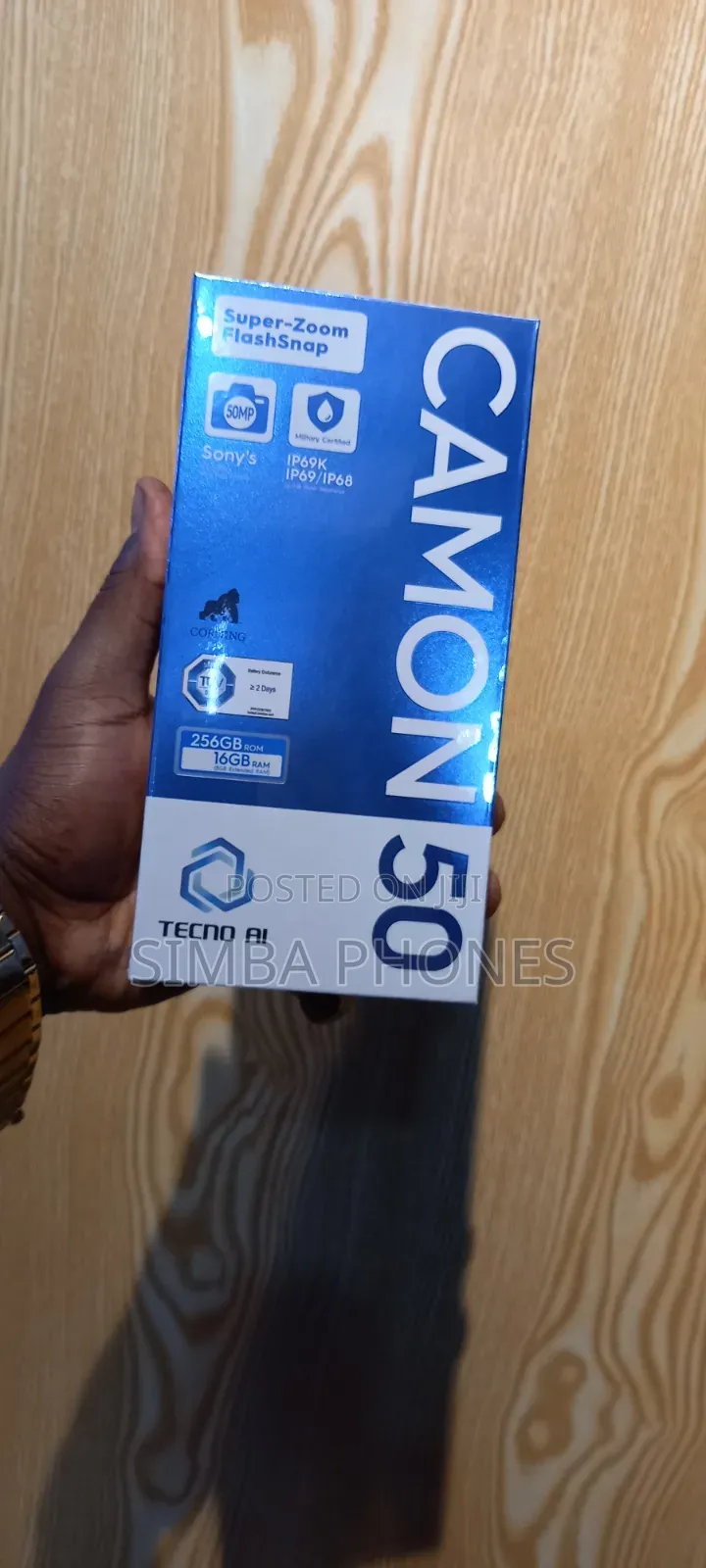 New Tecno Camon 50 256 GB Rose Gold