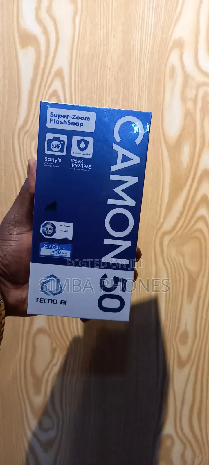 New Tecno Camon 50 256 GB Rose Gold