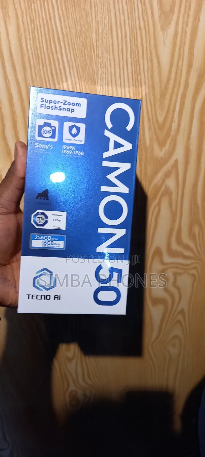 New Tecno Camon 50 256 GB Rose Gold