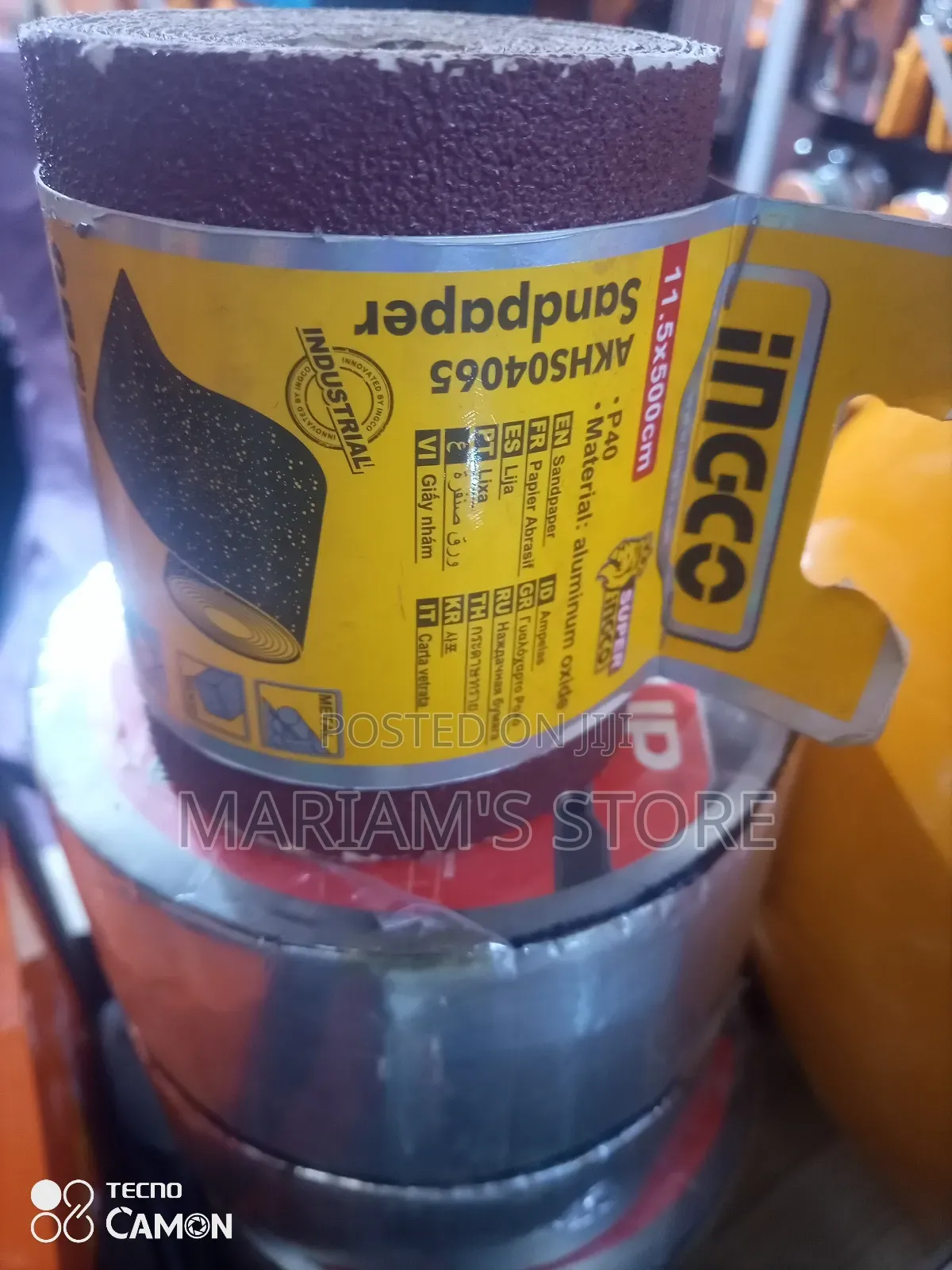 Ingco Brand Industrial Sandpaper