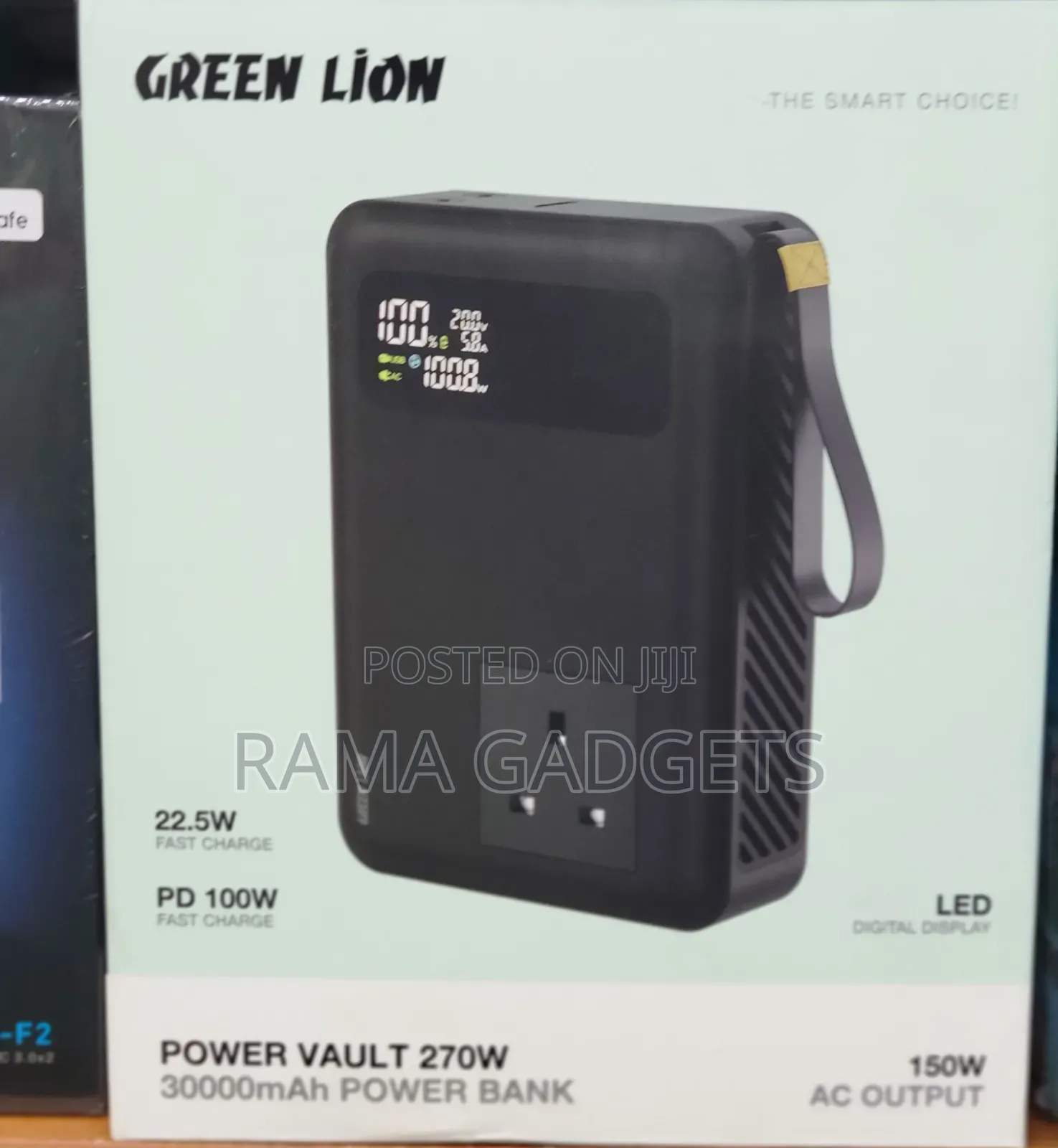 Green Lion Power Vault 270w 30000mah Power Bank.