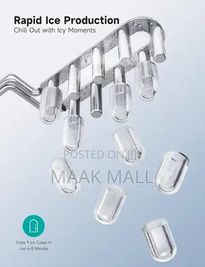 Ice Maker, Ice Cube Machine,Water 1.4l Production Capacity