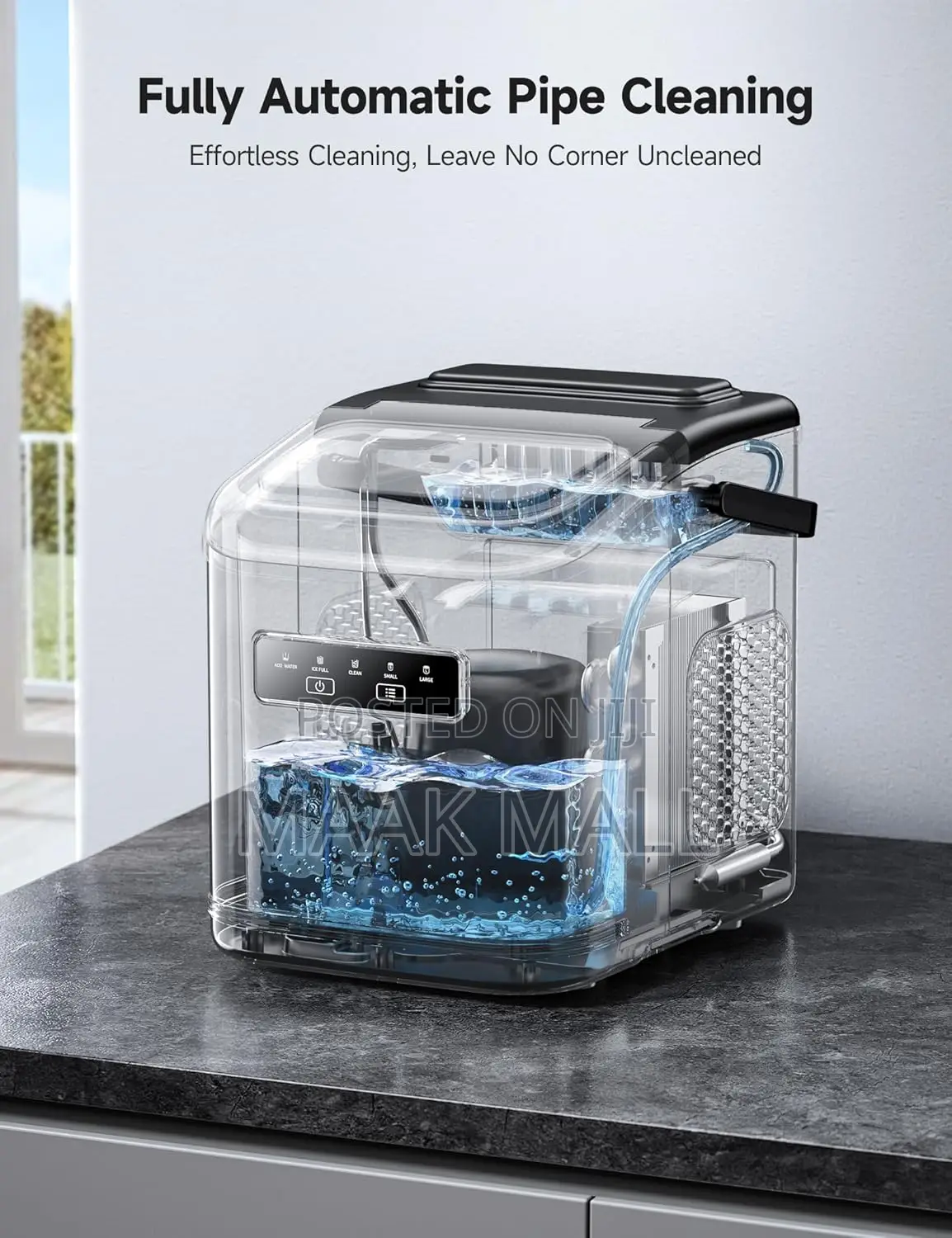 Ice Maker, Ice Cube Machine,Water 1.4l Production Capacity