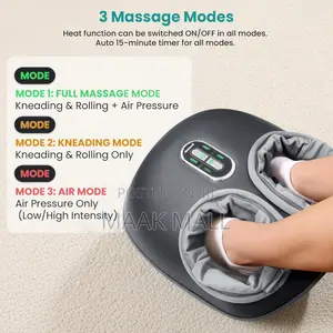 Shiatsu Foot Massager Machine With Soothing Heat, Deep Kneading