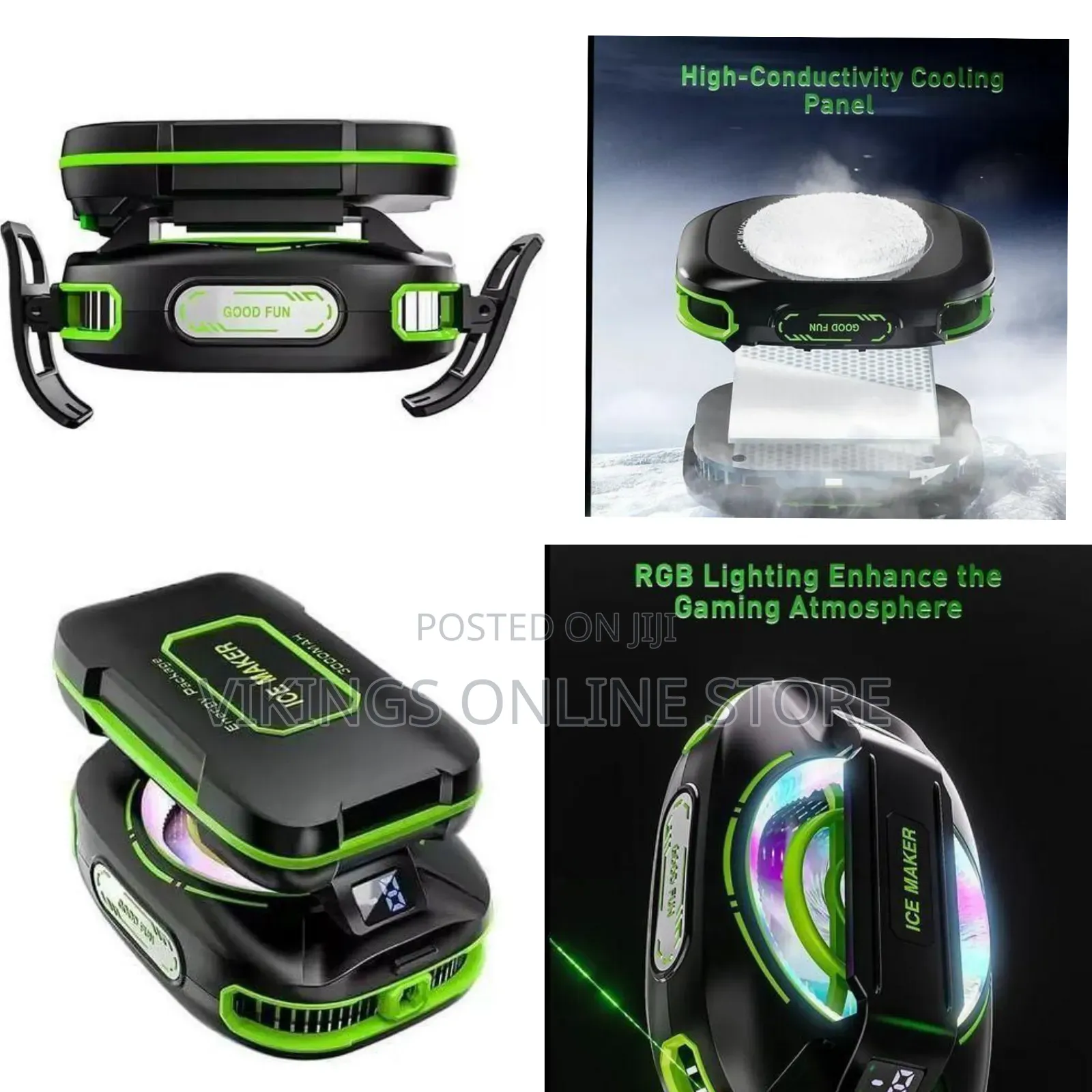 High-Capacity Portable Neck Fan and Cooling Device - Multicolor