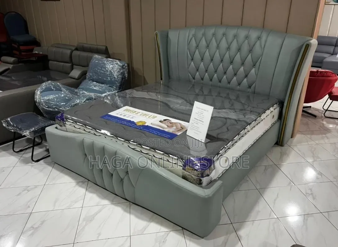 Luxury Upholstered King Size Bed