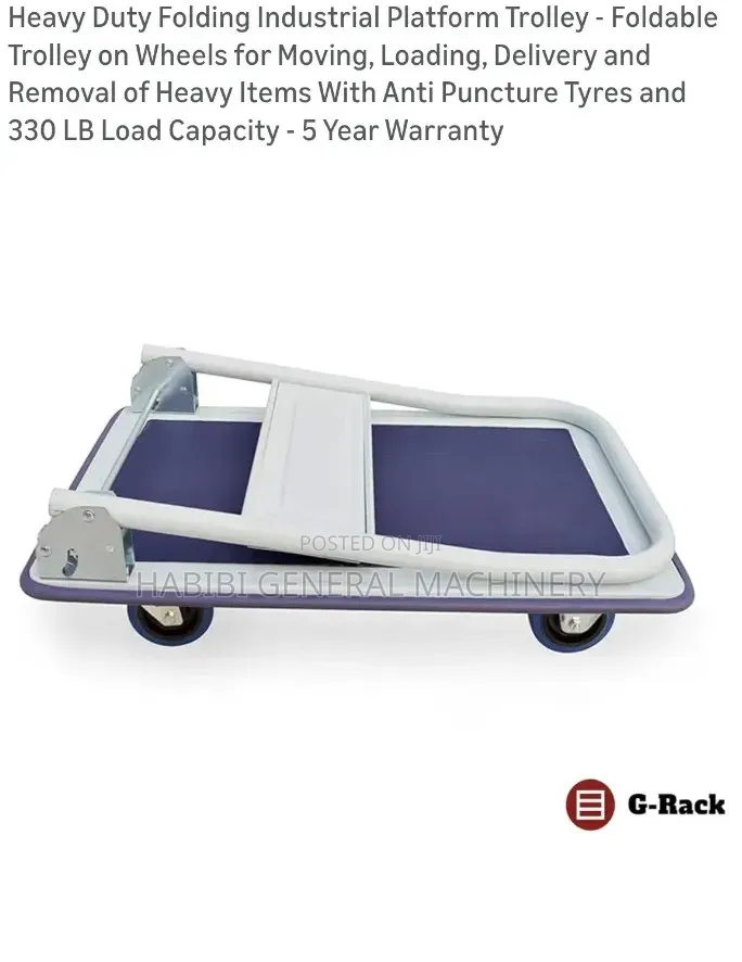 Heavy Duty 300kg Platform Cart/Trolley for Loading Transportation